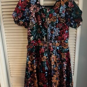 Colorful Sequin Dress